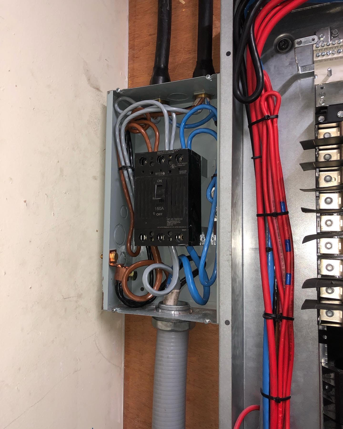 Main Breaker in Enclosure
